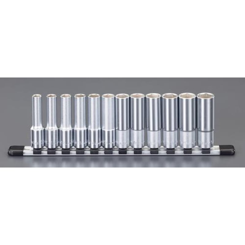 エスコ EA618kg-1 1/2”DRディープソケットセット 1個(ご注文単位1個)【直送品】