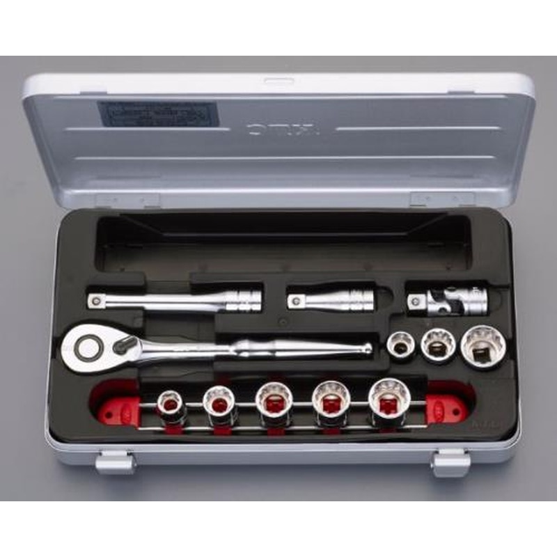 エスコ EA618P-5 3/8”DRソケットレンチセット(インチ) 1個(ご注文単位1個)【直送品】