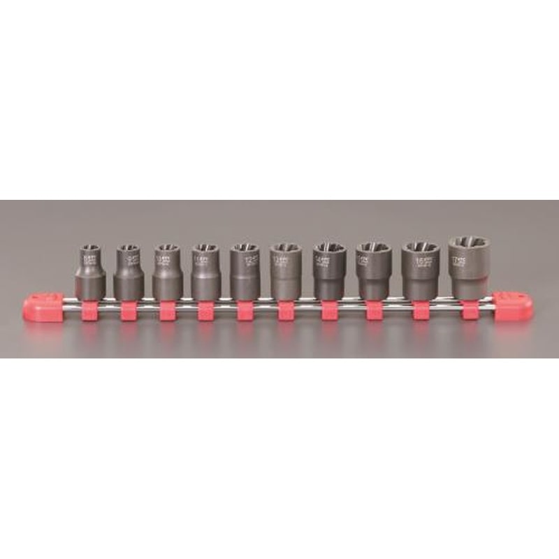 エスコ EA618PK-200 3/8”DRツイストソケットセット 1個(ご注文単位1個)【直送品】
