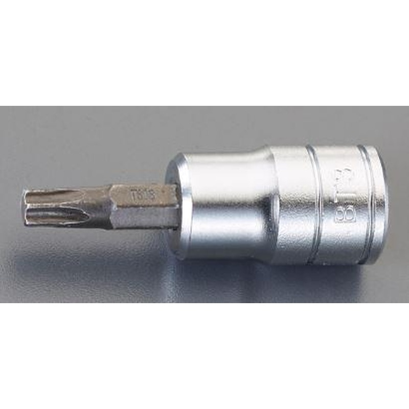 エスコ EA618PS-125 3/8”DR/T25x50mm［TORX]ビットソケット 1個（ご注文単位1個）【直送品】
