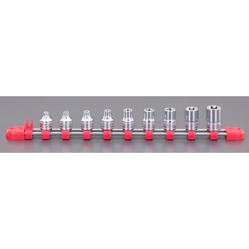 エスコ EA618PS-400 3/8”DR/E5-E16［TORX]ソケットセット 1個（ご注文単位1個）【直送品】