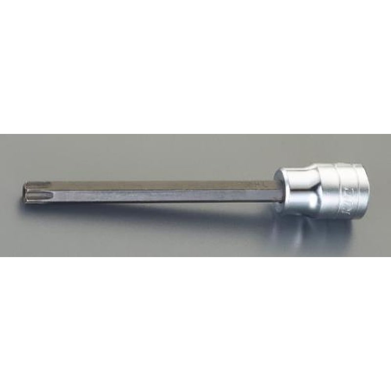 エスコ EA618RS-755 1/2”DR/T55x132mm［TORX]ビットソケット(イジリ止) 1個（ご注文単位1個）【直送品】