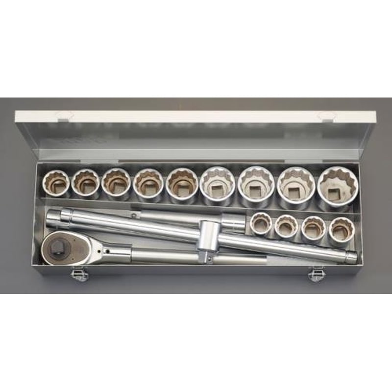 エスコ EA618SD-3 3/4”DRソケットレンチセット 1個(ご注文単位1個)【直送品】