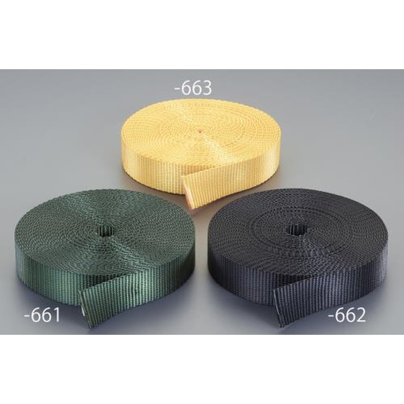エスコ EA628PT-663 35x2.0mm/10m荷締機用ベルト(PE製・橙) 1個（ご注文単位1個）【直送品】