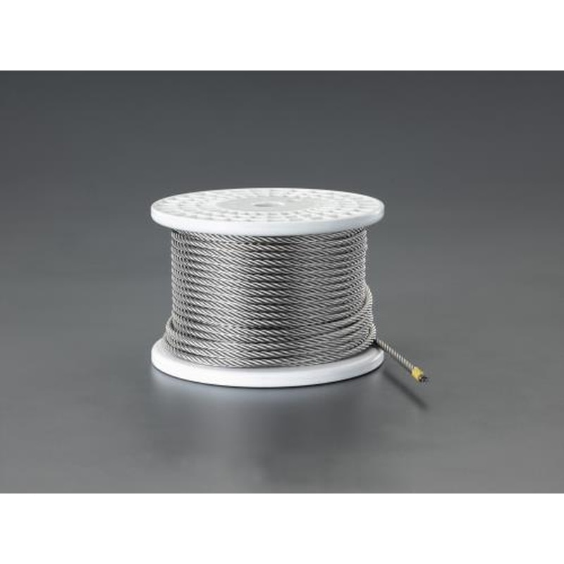 エスコ EA628SC-16 6mmx50mハンドウィンチ用ワイヤーロープ 1個（ご注文単位1個）【直送品】