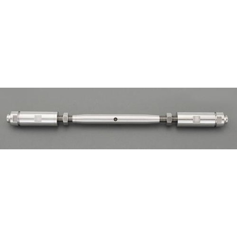 エスコ EA638SF-21 φ8mm/M10ワイヤー用ターンバックル(ステンレス製) 1個（ご注文単位1個）【直送品】