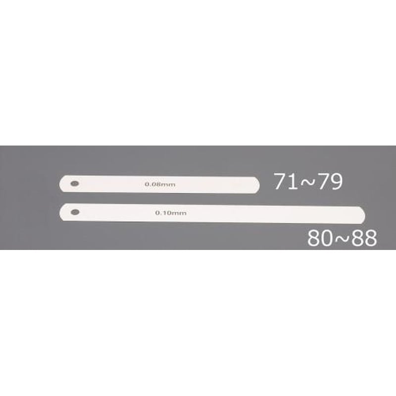 エスコ EA725RF-72 100x0.05mmシクネスゲージリーフ(ステンレス製) 1個(ご注文単位1個)【直送品】