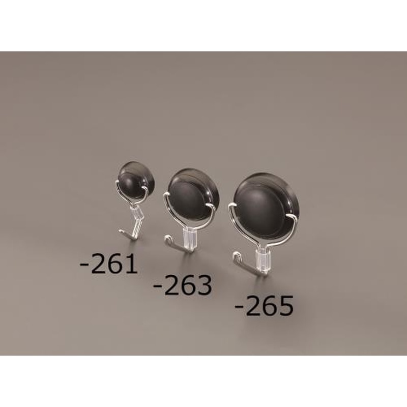 エスコ EA762FG-263 φ34mm/4.0kgマグネットフック(回転フック/ブラック) 1個（ご注文単位1個）【直送品】