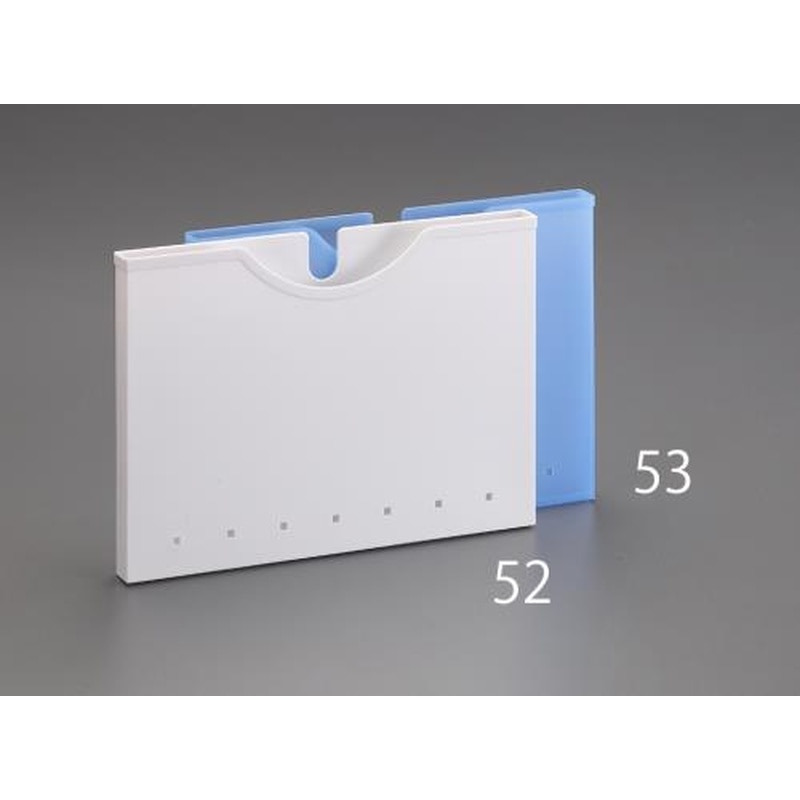 エスコ EA954TE-52 A4/24x315x223mmファイルスタンド(ホワイト) 1個（ご注文単位1個）【直送品】