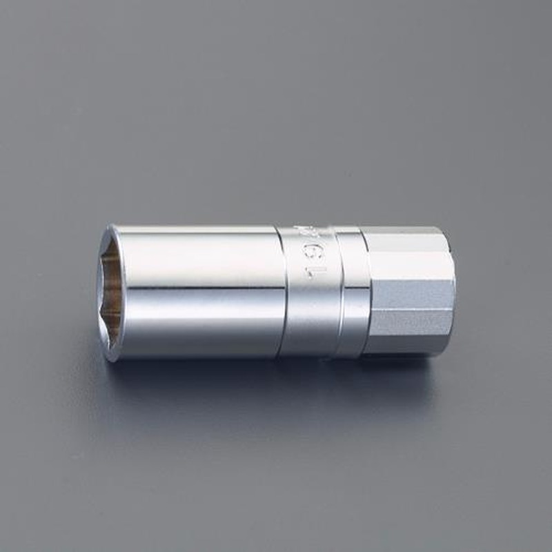 エスコ EA618RK-519 1/2”DRx19mmスパークプラグソケット 1個(ご注文単位1個)【直送品】