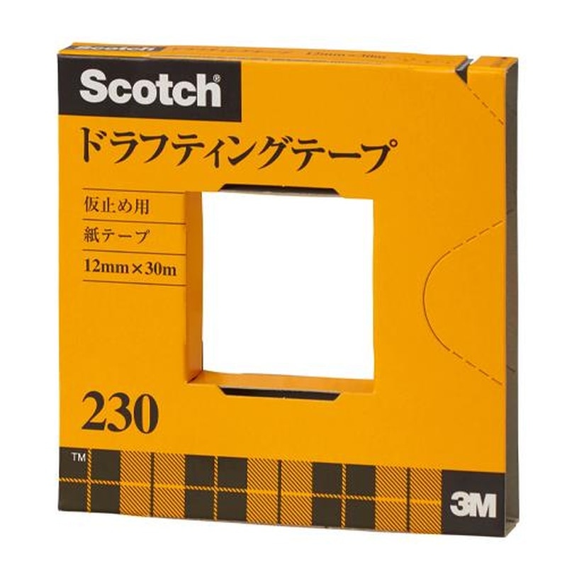 エスコ EA765MA-131 12mmx30mドラフティングテープ(ベージュ) 1個(ご注文単位1個)【直送品】