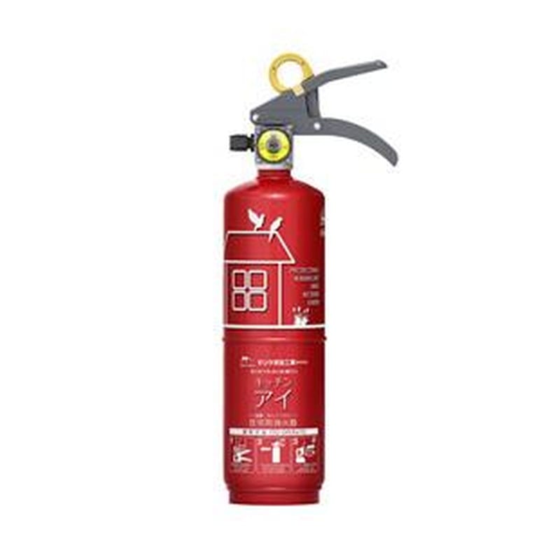 エスコ EA999MK-1A 1.0L住宅用消火器(ルビーレッド) 1個（ご注文単位1個）【直送品】