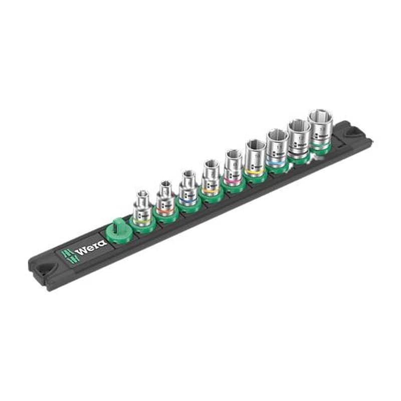 エスコ EA617AH-150 1/4”DR/9点ソケットセット(ZYKLOP) 1個(ご注文単位1個)【直送品】
