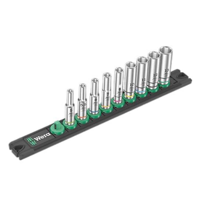 エスコ EA617A-2 1/4”DR/9点ディープソケットセット 1個(ご注文単位1個)【直送品】