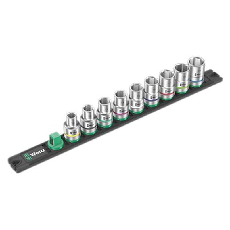 エスコ EA617AM-2 1/2”DR/9点ソケットセット(ZYKLOP) 1個(ご注文単位1個)【直送品】