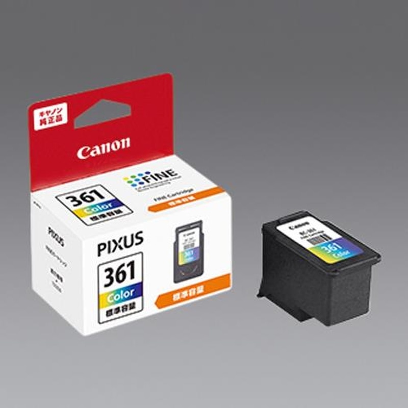 エスコ EA759X-472[キャノン]インクカートリッジ(3色カラー/BC-361) 1個（ご注文単位1個）【直送品】