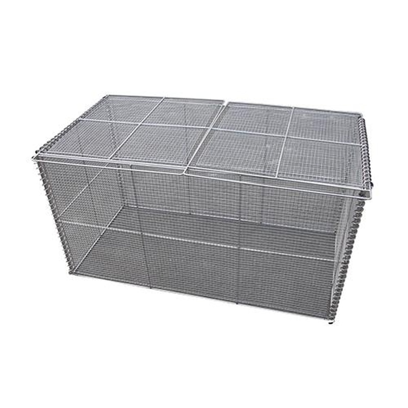 エスコ EA995AA-542 1200x600x650mm/468Lダストボックス(ステンレス製) 1個(ご注文単位1個)【直送品】
