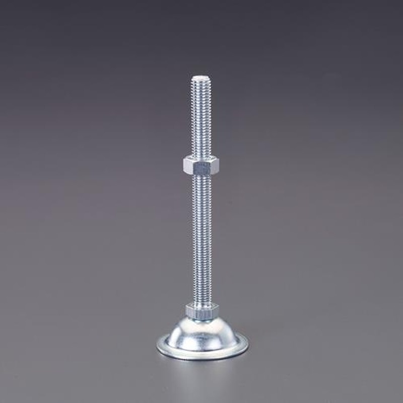 エスコ EA949GV-622 φ38mm/M10x75mmアジャストボルト(三価ホワイト) 1個（ご注文単位1個）【直送品】