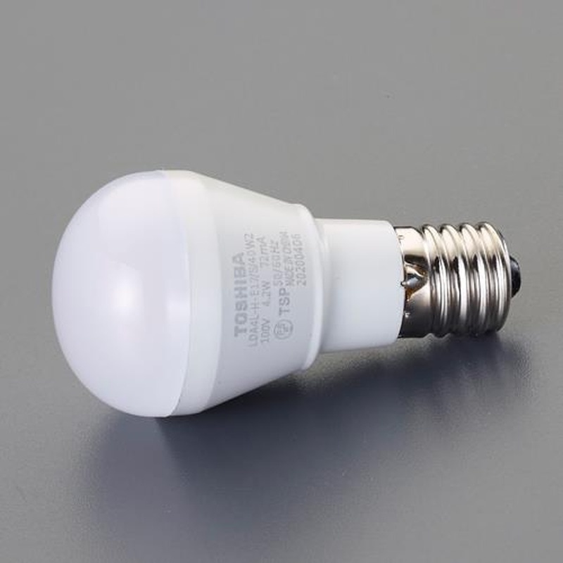 エスコ EA758XY-1C AC100V/4.1W/E17電球/LED(電球色) 1個(ご注文単位1個)【直送品】