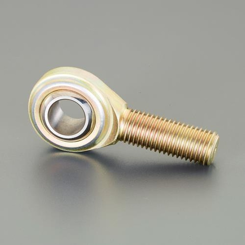 エスコ EA966DH-8A M8xP1.25ロッドエンド(無給油式/雄ネジ/右ネジ) 1個(ご注文単位1個)【直送品】