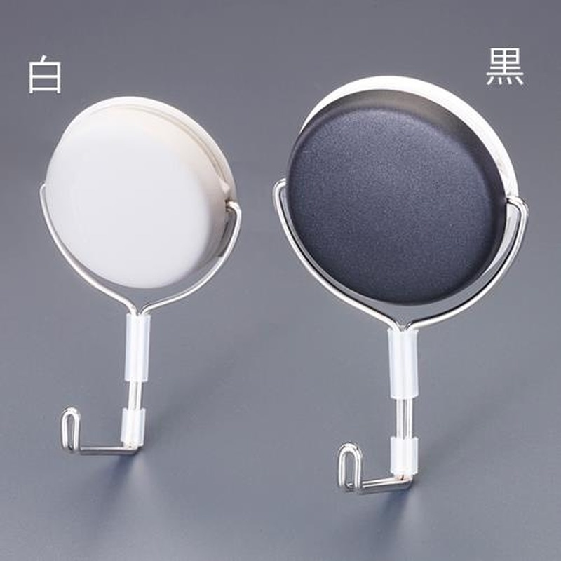 エスコ EA762FG-803 125x80x50mmマグネットフック(回転式/白) 1個(ご注文単位1個)【直送品】
