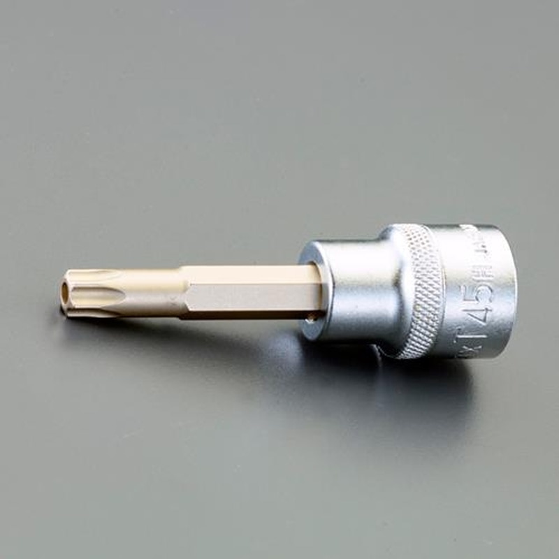 エスコ EA618KW-270 1/2”DR/T70［Torx]ビットソケット(イジリ止付) 1個（ご注文単位1個）【直送品】