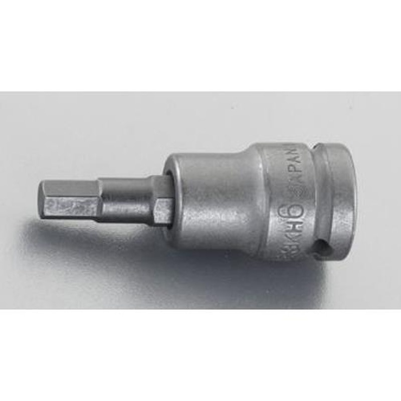 エスコ EA164mm-8 3/8”DR/8x53mm［HEX]ビットソケット 1個（ご注文単位1個）【直送品】