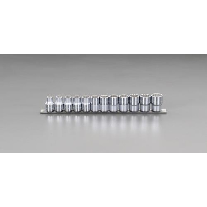 エスコ EA618KK-3 1/2”DRソケットセット(インチ/12個組) 1個(ご注文単位1個)【直送品】