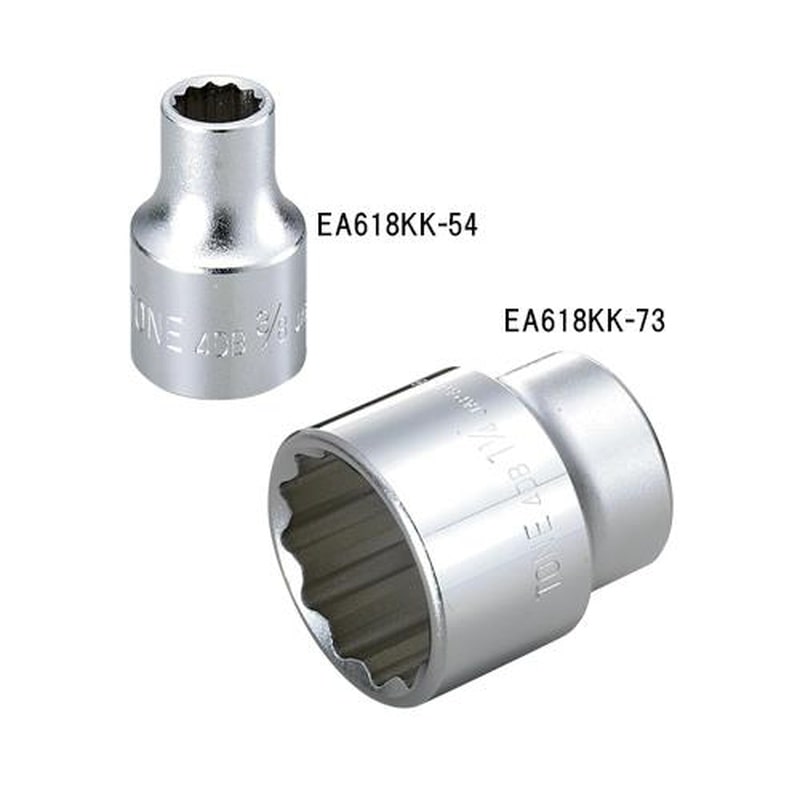 エスコ EA618KK-59 1/2”DRx19/32”ソケット(十二角) 1個(ご注文単位1個)【直送品】