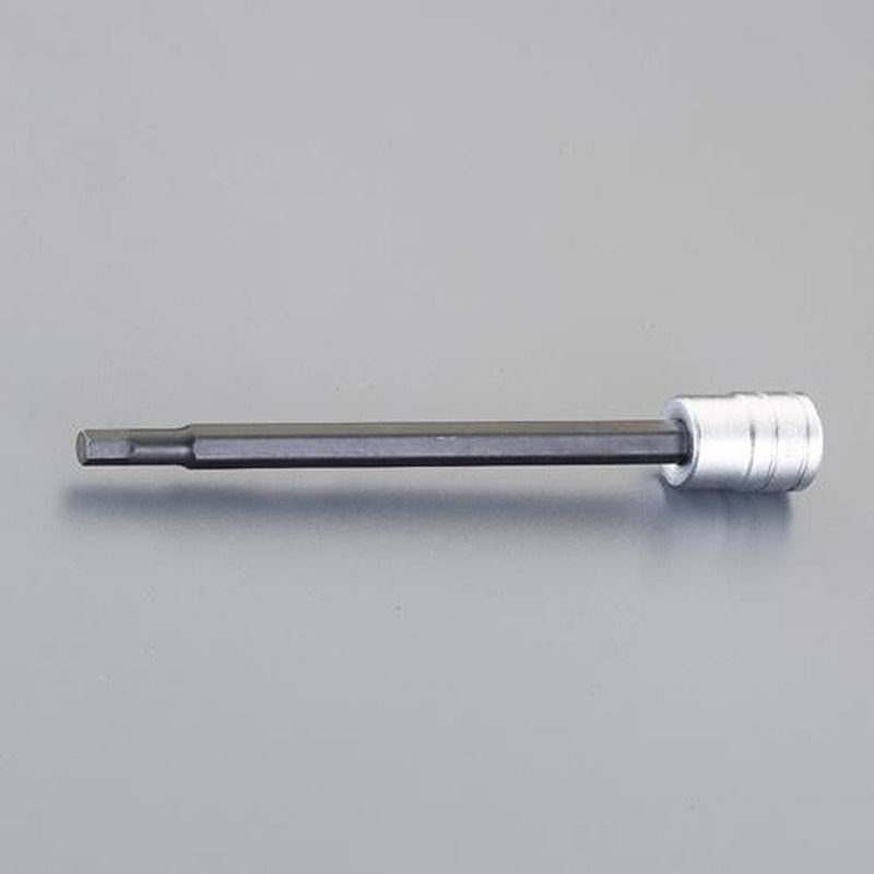 エスコ EA618NT-6 1/4”DRx6mm［INHEX]ロングビットソケット 1個（ご注文単位1個）【直送品】
