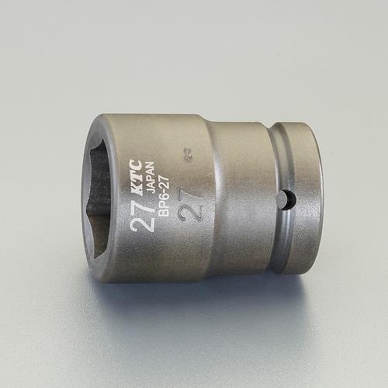 エスコ EA164KK-38 3/4”DRx38mmインパクトソケット(ピン・リング付) 1個（ご注文単位1個）【直送品】