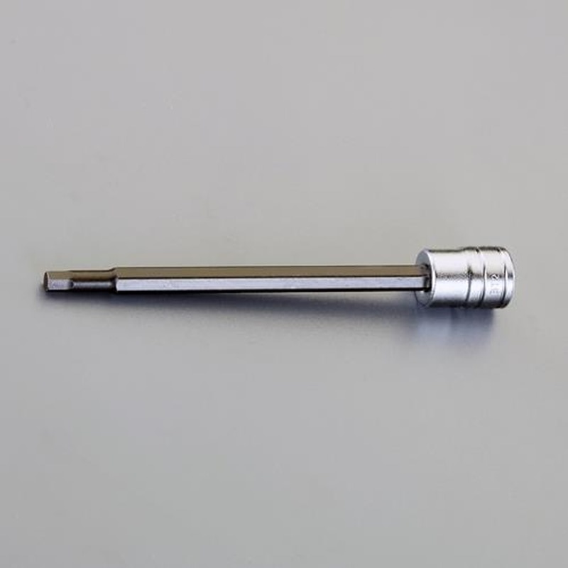 エスコ EA618NT-101 1/4”DRx1/8”［INHEX]ロングビットソケット 1個（ご注文単位1個）【直送品】