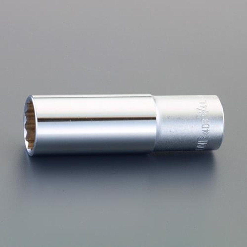 エスコ EA618KN-62 1/2”DRx3/4”ディープソケット(インチ/十二角) 1個(ご注文単位1個)【直送品】