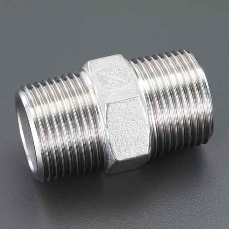 エスコ EA469AH-302A R1/4”ニップル(ステンレス製) 1個(ご注文単位1個)【直送品】