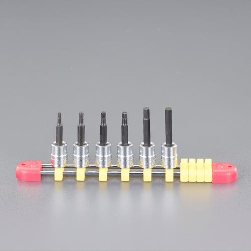 エスコ EA618NR-200 1/4”DRx1/8”-1/4”［INHEX]ビットソケットセット 1個（ご注文単位1個）【直送品】