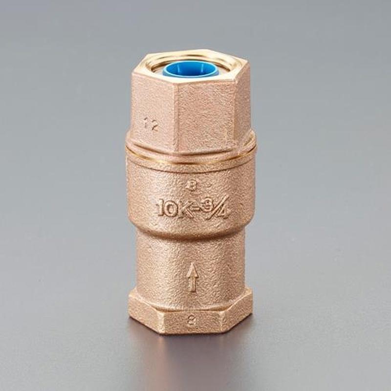エスコ EA465BA-6 Rc3/4”リフトチャッキバルブ(給水用/竪形/青銅製 1個（ご注文単位1個）【直送品】