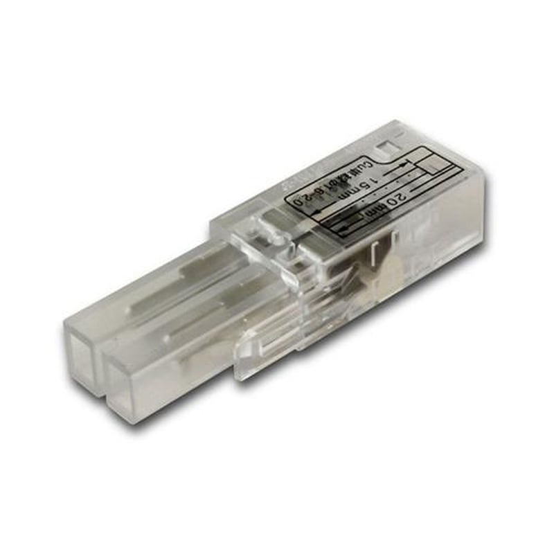 エスコ EA538PE-11 差込形電線コネクター(VVF2心用/雄) 1個(ご注文単位1個)【直送品】