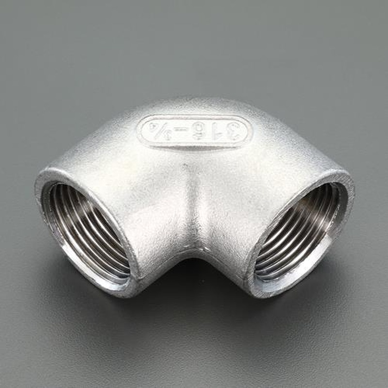 エスコ EA469AC-325A Rc2・1/2”エルボ(ステンレス製) 1個(ご注文単位1個)【直送品】