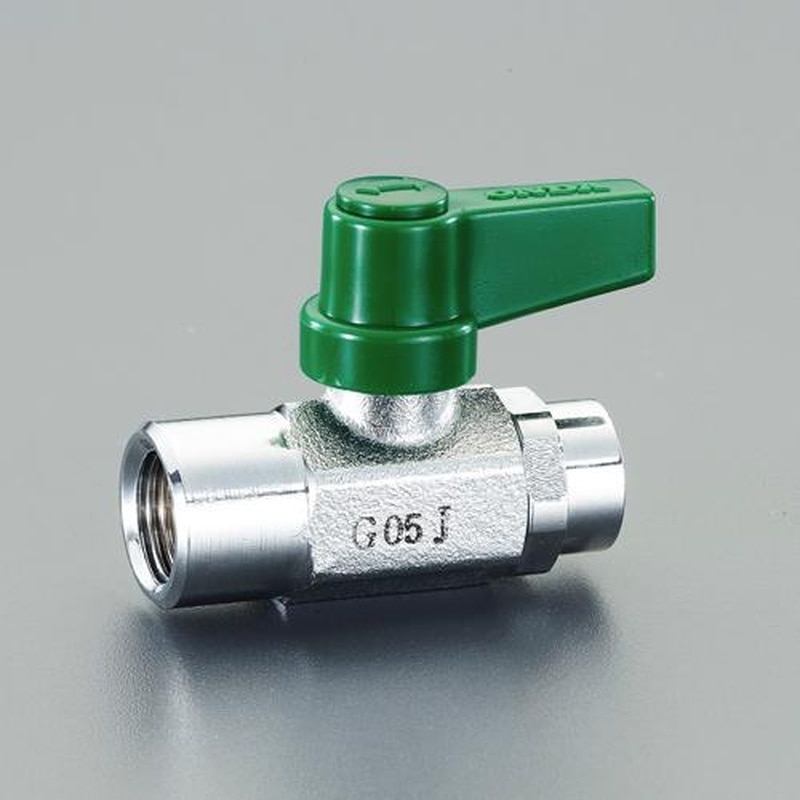 エスコ EA425AJ-21 Rc1/8”ミニボールバルブ 1個(ご注文単位1個)【直送品】