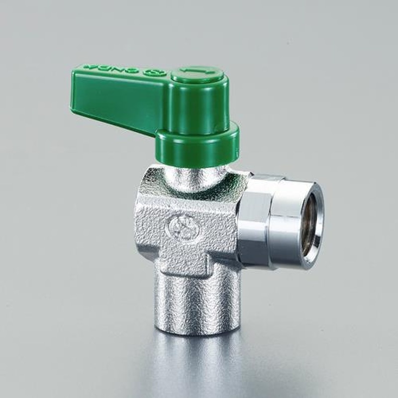 エスコ EA425AH-41 Rc1/4”ミニボールバルブ(アングル型) 1個(ご注文単位1個)【直送品】