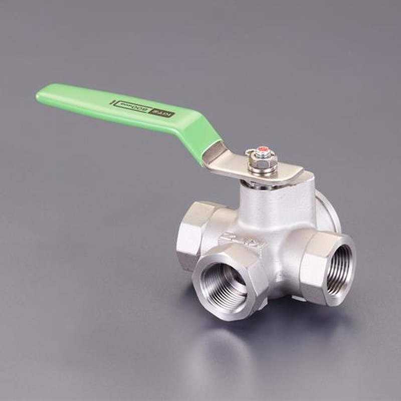 エスコ EA470BT-6 Rc3/4”三方ボールバルブ(ステンレス製) 1個（ご注文単位1個）【直送品】