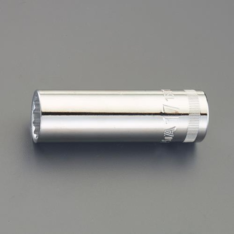 エスコ EA687CT-217 1/2”DRx17mmディープソケット(12角) 1個(ご注文単位1個)【直送品】