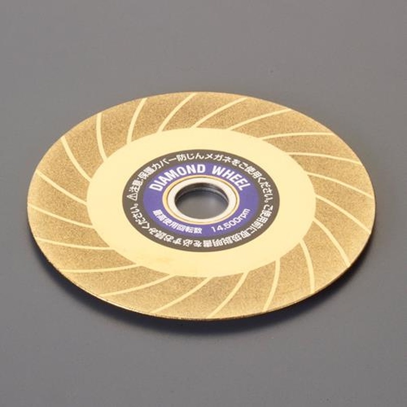 エスコ EA809-136 φ100x15x(15)20mmダイヤモンドカッター(チタンコート) 1個(ご注文単位1個)【直送品】