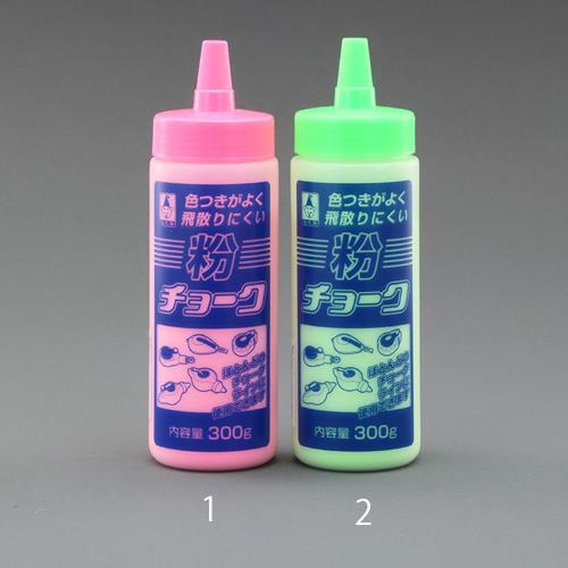 エスコ EA581CA-2 300g粉チョーク(蛍光グリーン) 1個(ご注文単位1個)【直送品】