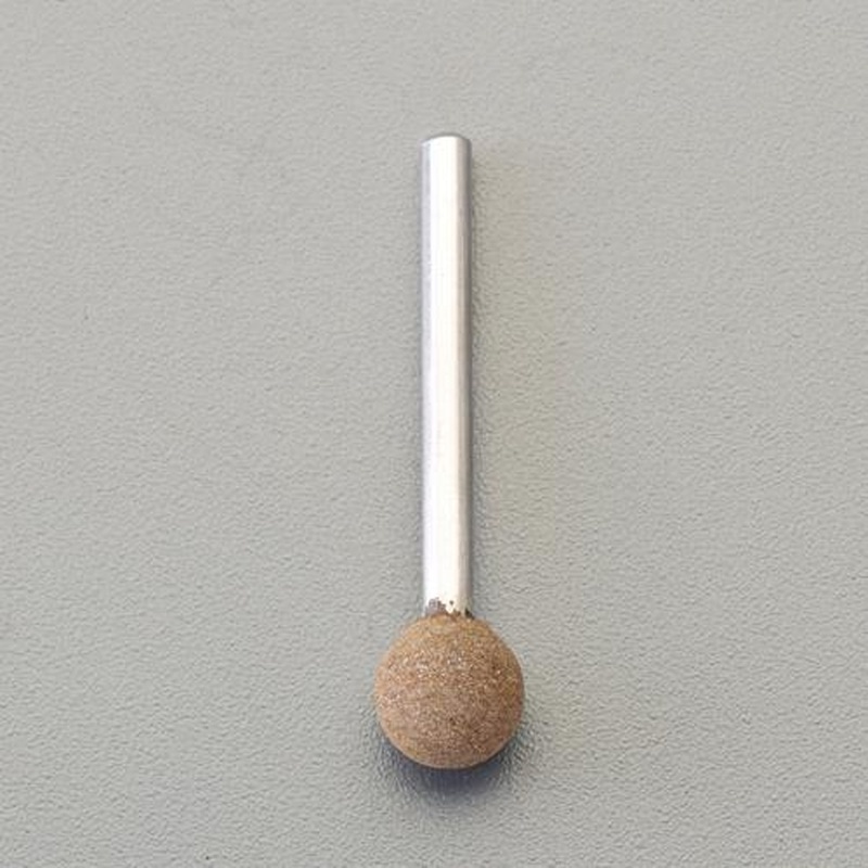 エスコ EA819GB-29 #100・8x8mm/3mm軸軸付ゴム砥石(ハード) 1個(ご注文単位1個)【直送品】
