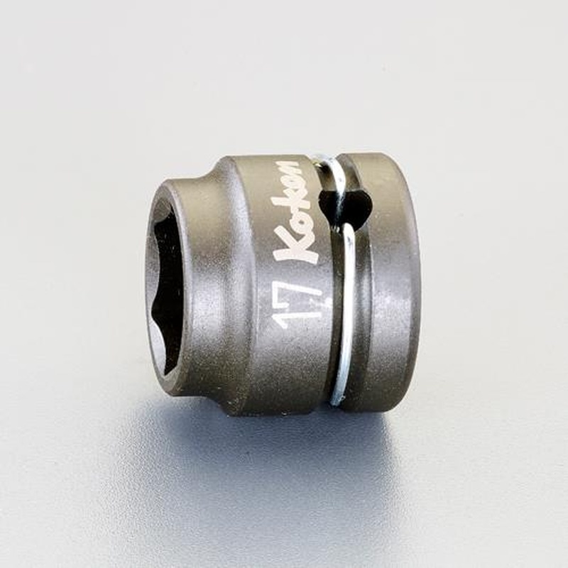 エスコ EA164DN-121 1/2”DR/21mmインパクトショートソケット 1個(ご注文単位1個)【直送品】