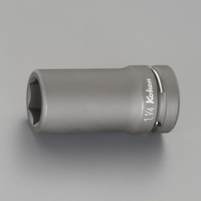 エスコ EA164FC-120 1”DR/1・3/4”インパクトディープソケット(インチ/薄肉) 1個(ご注文単位1個)【直送品】