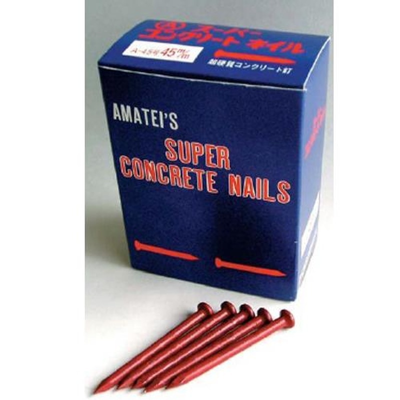 エスコ EA945SH-59A 4.5x75mmコンクリート釘(約50本) 1個(ご注文単位1個)【直送品】