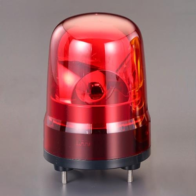 エスコ EA983FS-100RA AC100VLED回転灯(赤色) 1個(ご注文単位1個)【直送品】