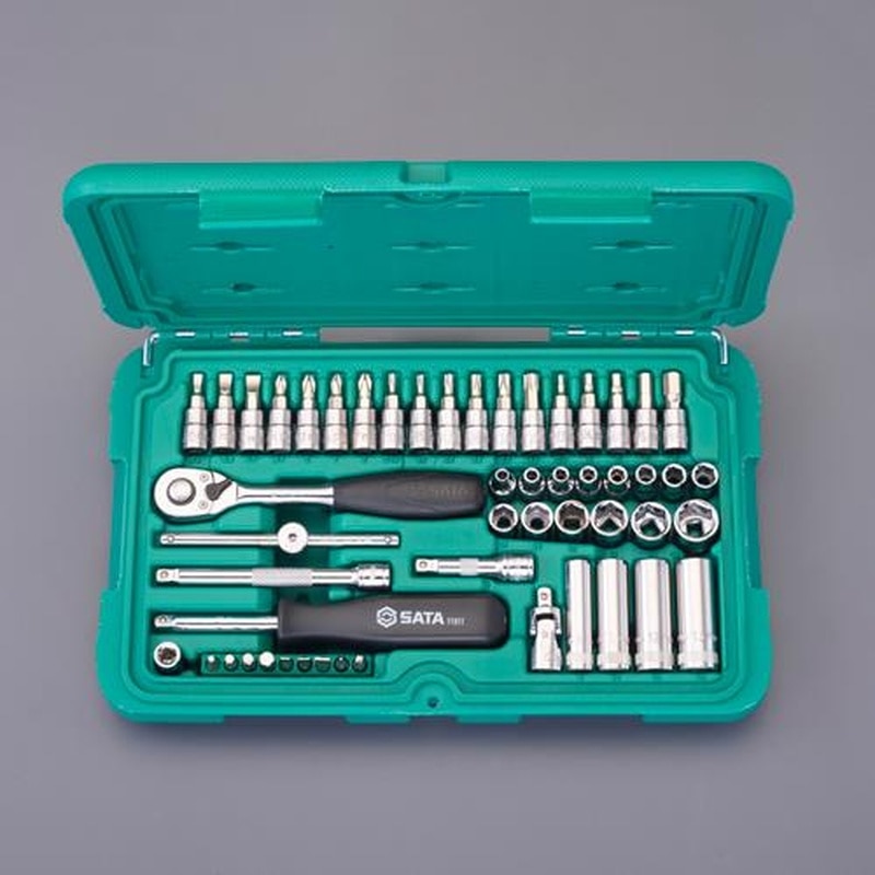 エスコ EA687AA-1 1/4”DRソケットレンチセット(ミリサイズ) 1個(ご注文単位1個)【直送品】
